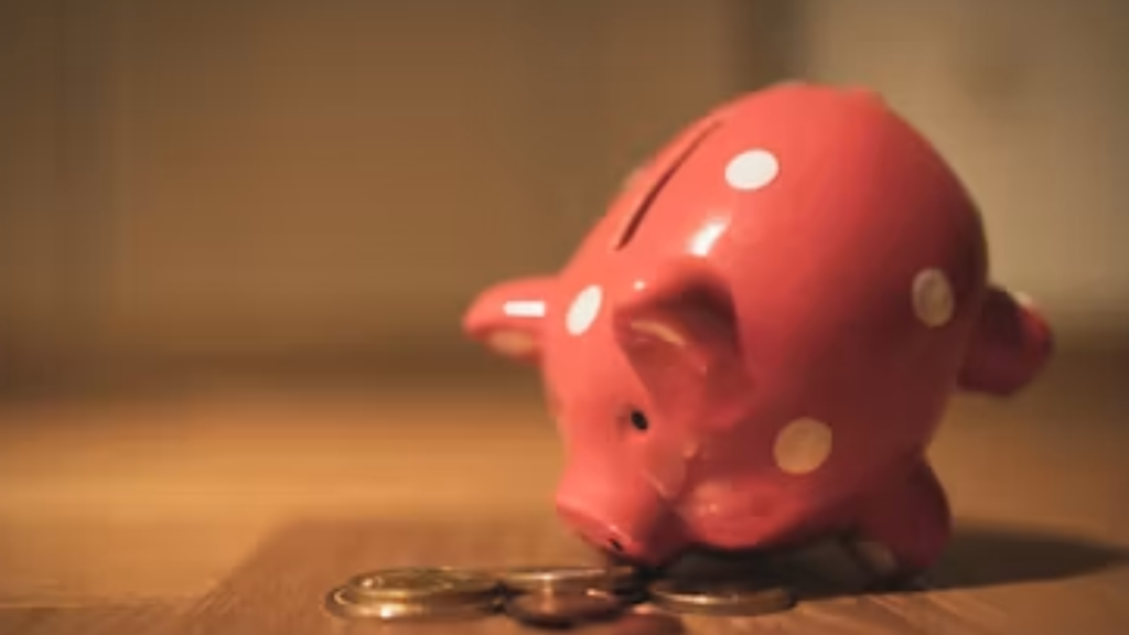 Saving for emergency piggybank